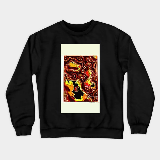 Molten Crewneck Sweatshirt by DarkAngel1200